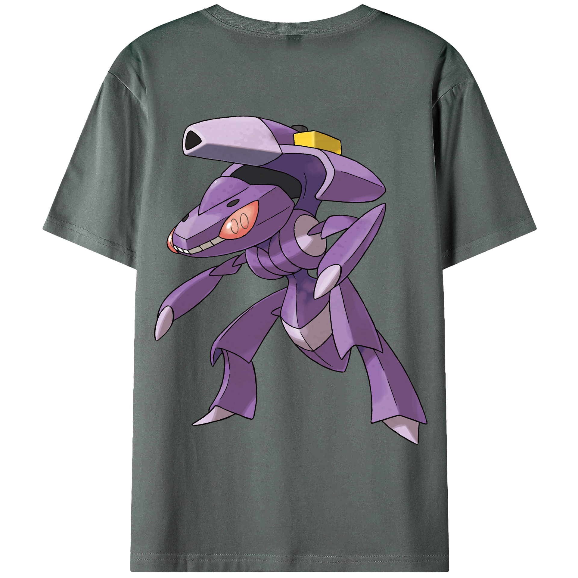 （画像用） ポケットモンスター Pokémon 綿100％ メンズ半袖Tシャツ（バックプリント） 通気性